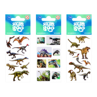 STICKERS 6,6X18CM DINOSAURS 3