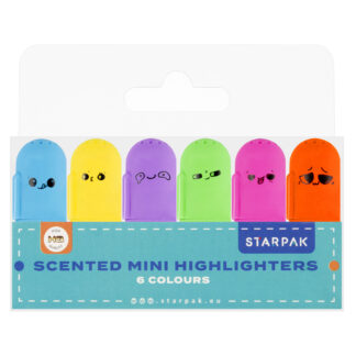 MINI HIGHLIGHTERS 6 PCS