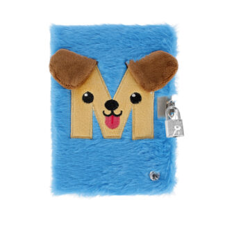 LIGHT UP DIARY WITH LOCK 11,2X16,3CM BLUE "M"