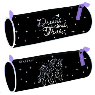 PENCIL CASE STK-16 UNICORN HOLO