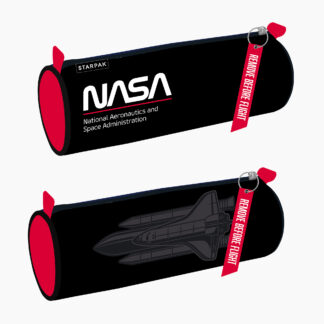 PENCIL CASE STK-16 NASA BLACK