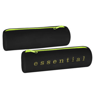 SILICON PENCIL CASE ESSENTIAL BLACK