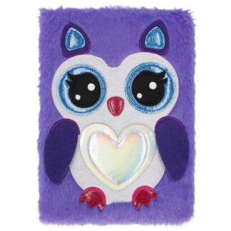 PLUSH NOTEBOOK HEART