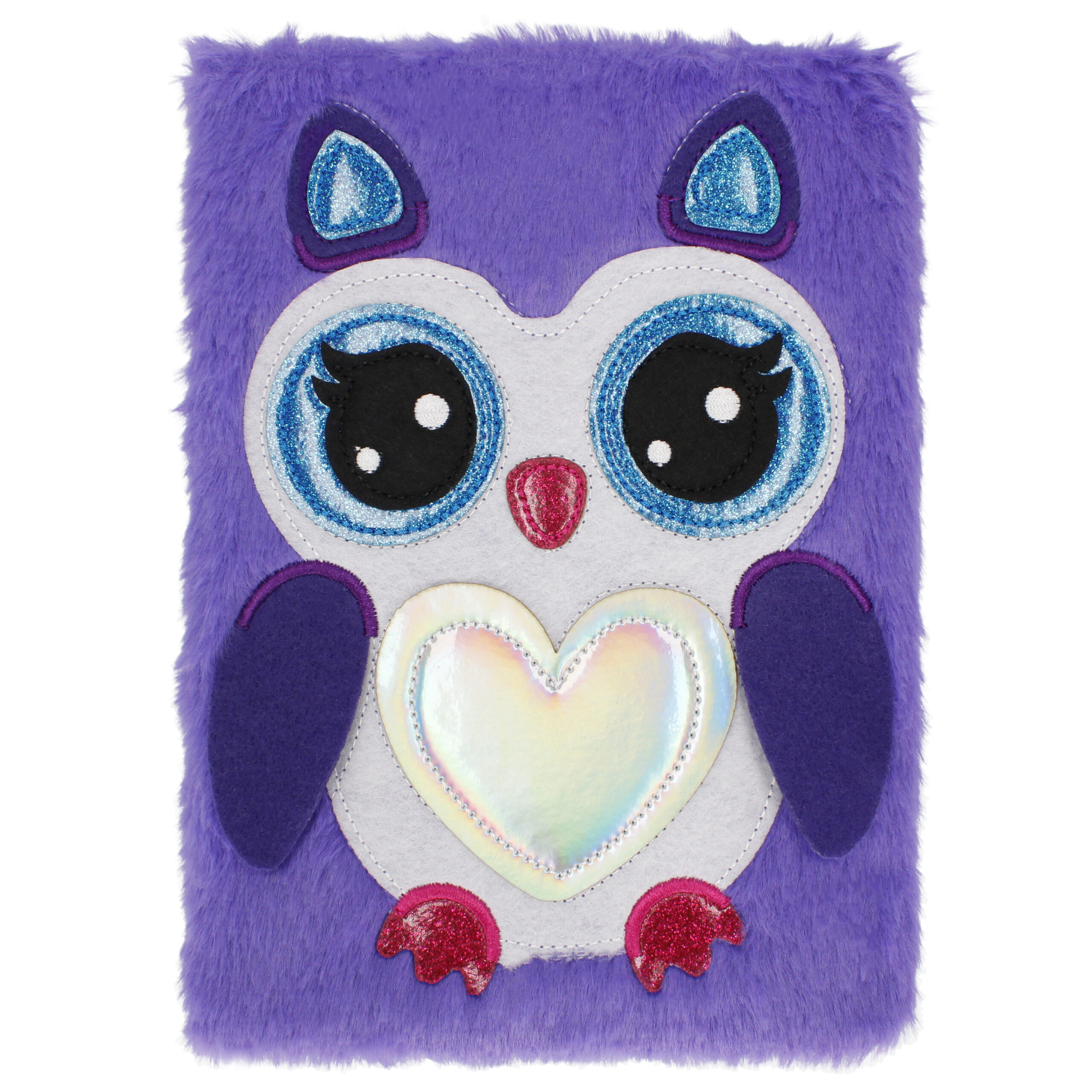 PLUSH NOTEBOOK HEART