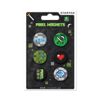 MAGNETS 30MM PIXEL 6 PCS