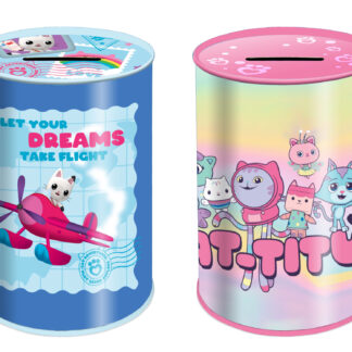 METAL COIN BOX, ROUND