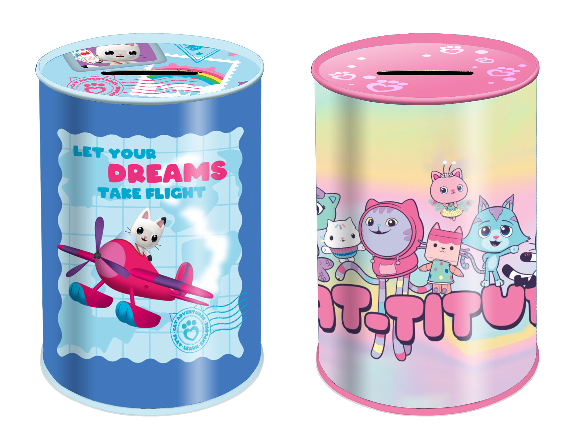 METAL COIN BOX, ROUND