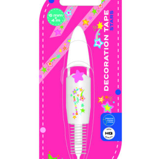 DECORATION TAPE STARS 6MM X 4M