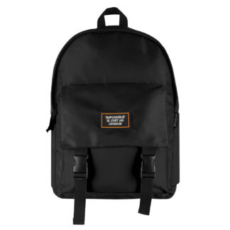 BACKPACK STK JUST BLACK