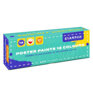 POSTER PAINTS 12 COL. 20ML