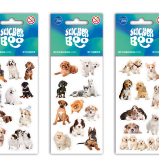 STICKERS 6,6X18CM DOGGIES 3