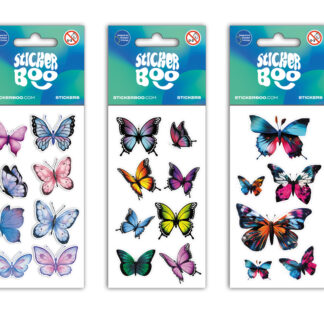 STICKERS 6,6X18CM BUTTERFLIES 5