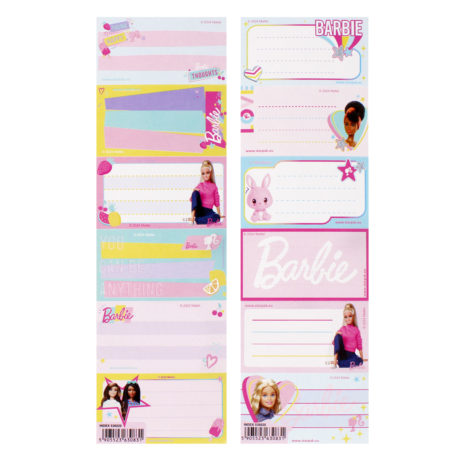 EXERCISE BOOK STICKERS