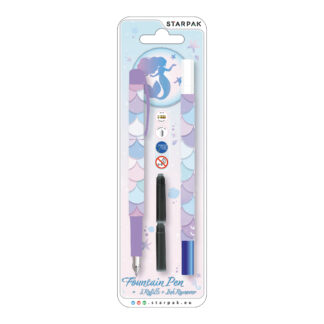 FOUNTAIN PEN 2 REFILLS+INK REMOVER