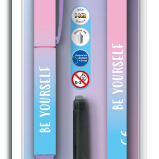 FOUNTAIN PEN 2 REFILLS+INK REMOVER