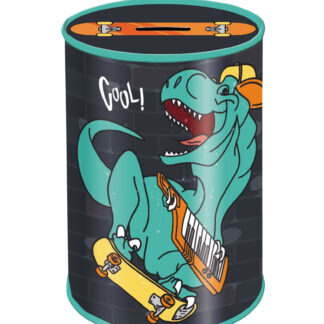 METAL COIN BOX, ROUND