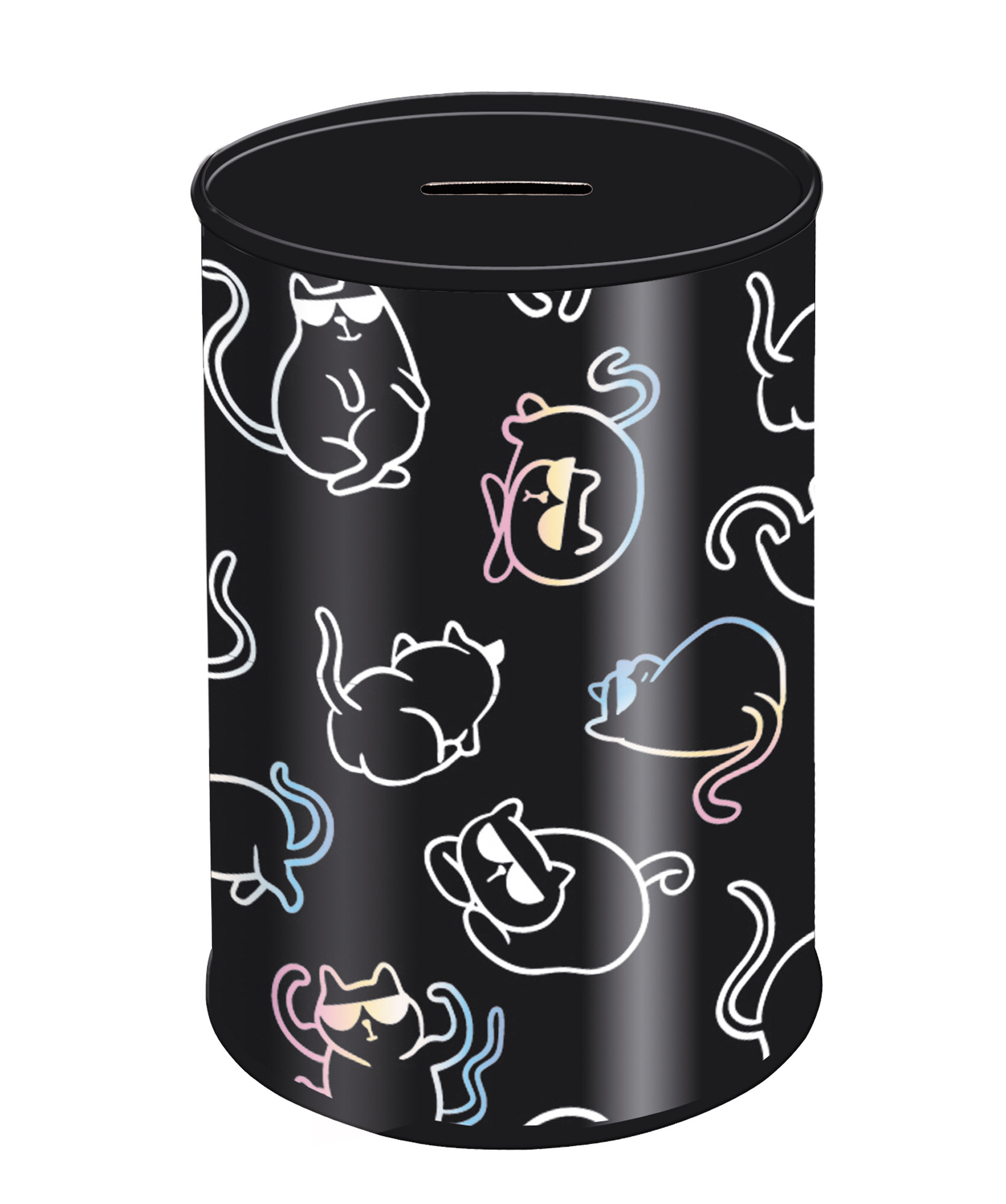 METAL COIN BOX, ROUND