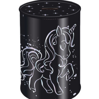 METAL COIN BOX, ROUND