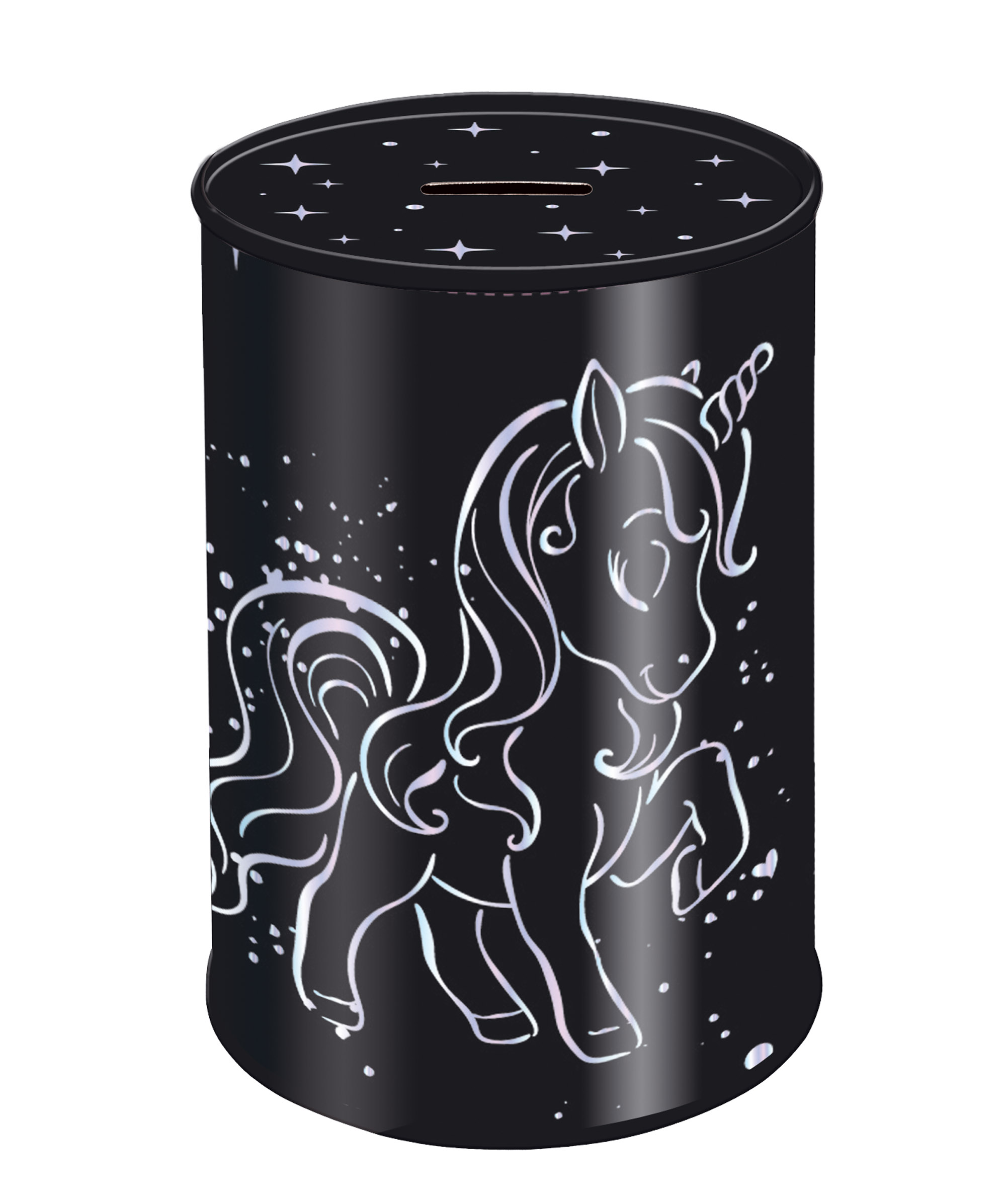 METAL COIN BOX, ROUND