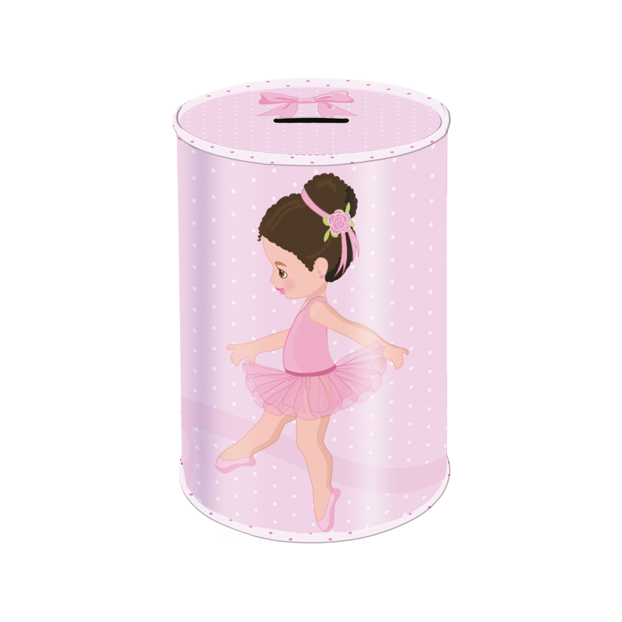 METAL COIN BOX, ROUND