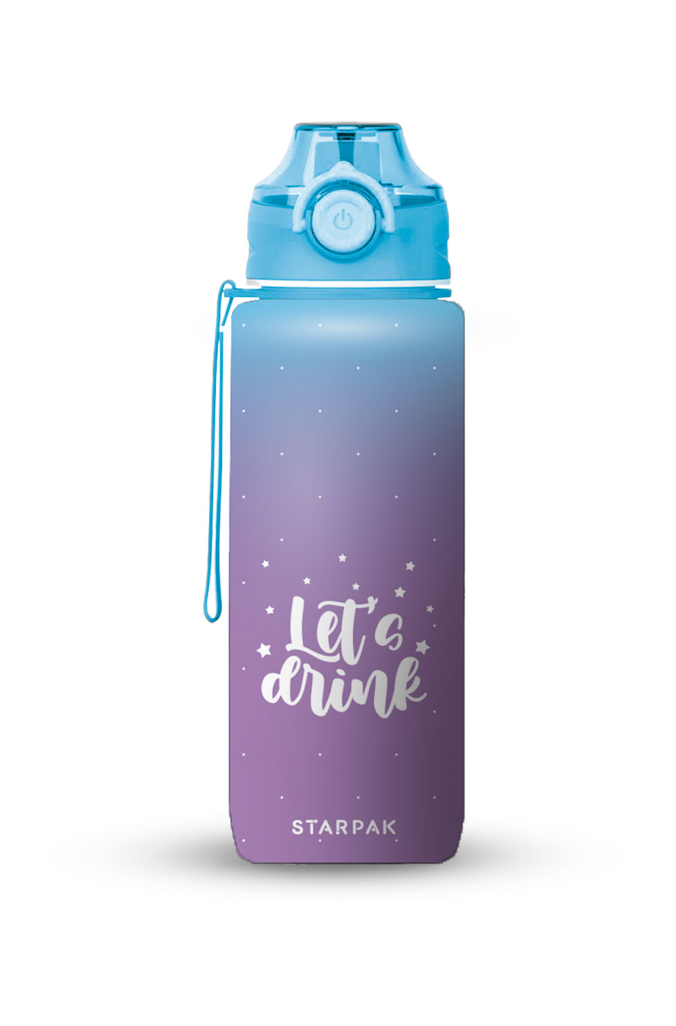 WATER BOTTLE 400 ML, VIOLET-BLUE