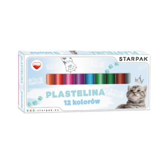 PLASTICINE 12 COL. KITTY