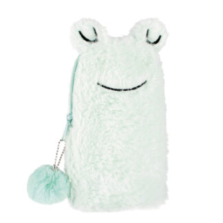 PLUSH PENCIL CASE STK FROG