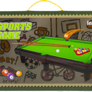 BILLIARDS GAME COLOUR BOX 53X25X4
