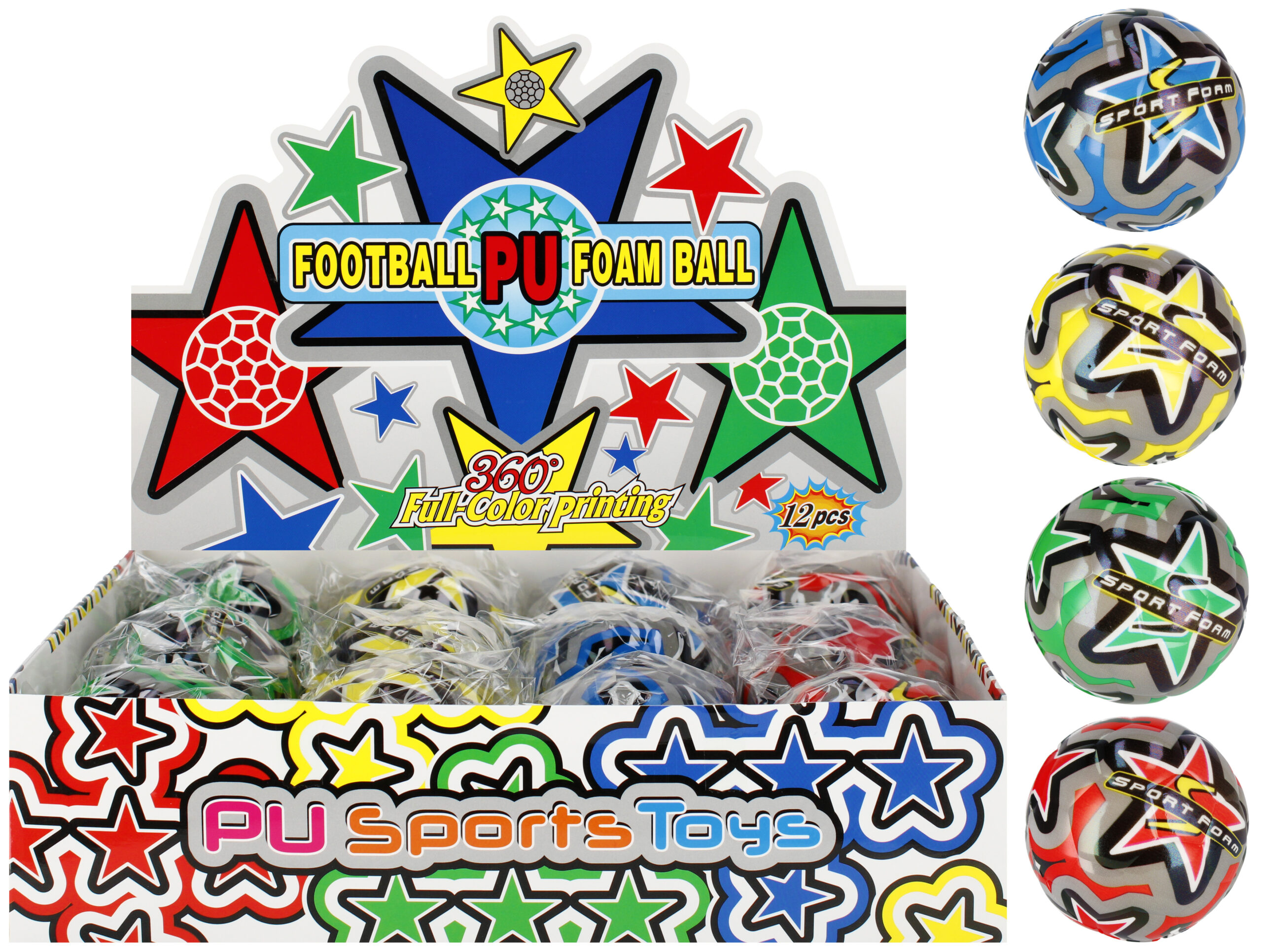 BALL - ANTI-STRESS BALL 8CM DISP 8CM