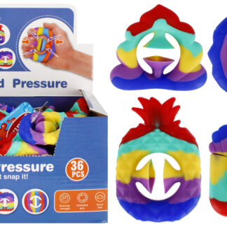 ANTI-STRESS TOY - SHAPES DISP 8CM