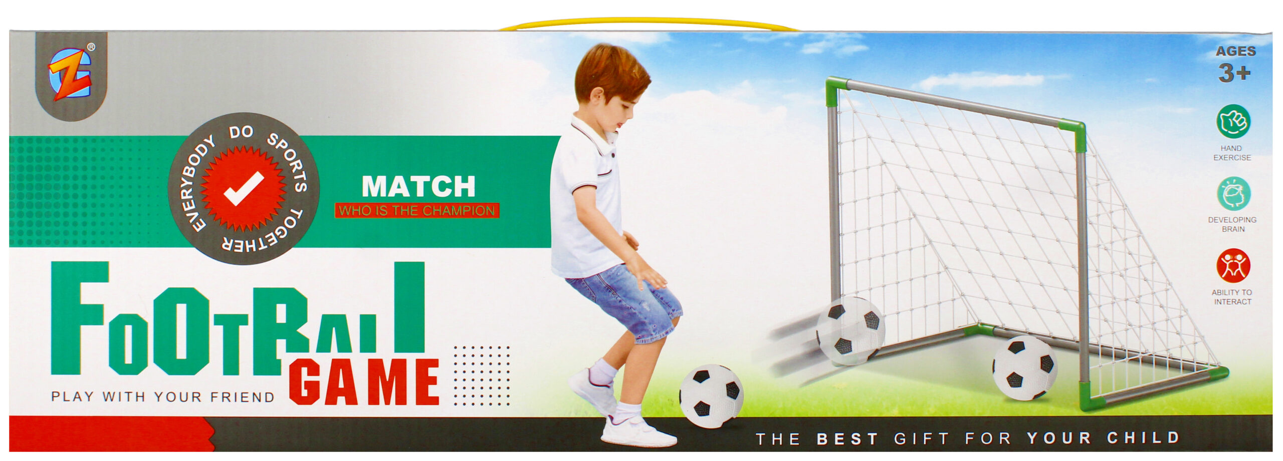 FOOTBALL SET BOX 52X17X7