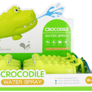 GUN - WATER GUN CROCODILE DISP 18CM