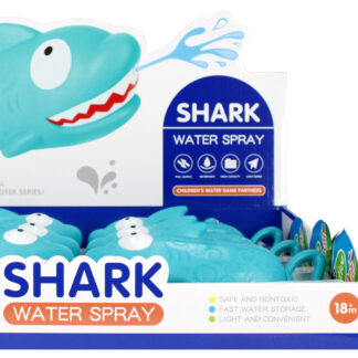 GUN - WATER GUN SHARK DISP  17CM