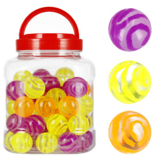 BALL - RUBBER BALL NEON DISP 3CM