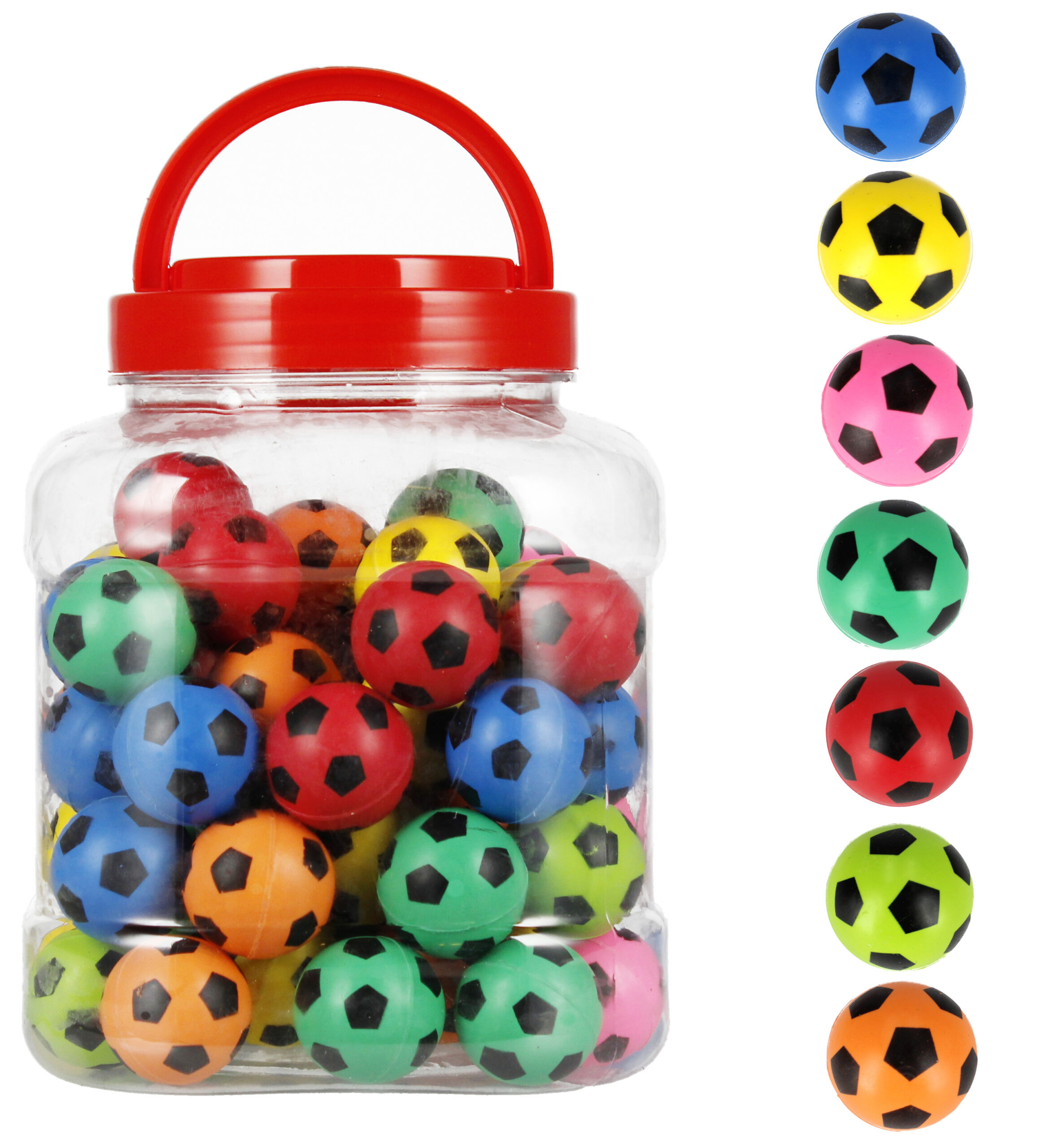 BALL - RUBBER BALL FOOTBALL DISP 3CM