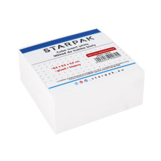 WHITE CUBE INSERT 85X85MM GLUED