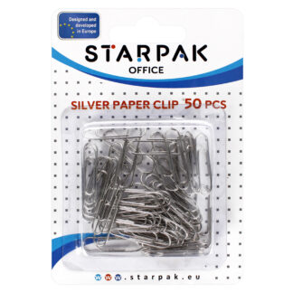PAPER CLIP 28MM SILVER, 50 PCS