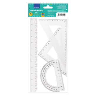 GEOMETRIC SET 30CM, 4 PCS
