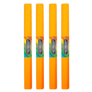 CREPE TISSUE PAPER 50X200CM LIGHT ORANGE