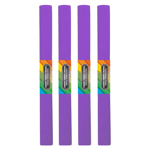 CREPE TISSUE PAPER 50X200CM PURPLE