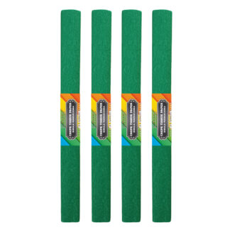 CREPE TISSUE PAPER 50X200CM DARK GREEN