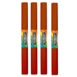 CREPE TISSUE PAPER 50X200CM LIGHT BROWN