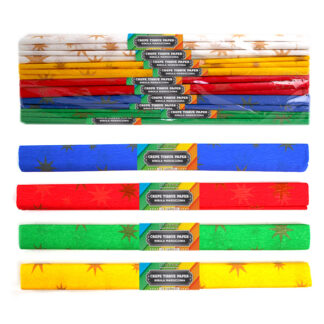 CREPE TISSUE PAPER 50X200CM MIX STARS