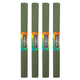 CREPE TISSUE PAPER 50X200CM OLIVE