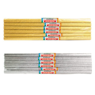 CREPE TISSUE PAPER 50X100CM METALIZED, SILVER