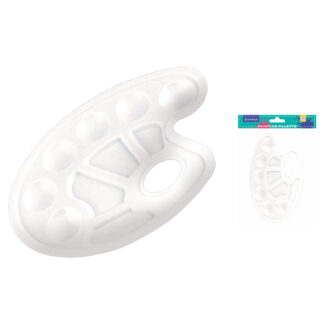PLASTIC PAINTING PALETTE 23CM