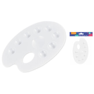 PLASTIC PAINTING PALETTE 20CM