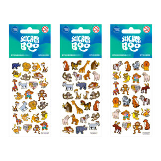 STICKERS WITH SILVER TRIM 6,6X18CM MINI