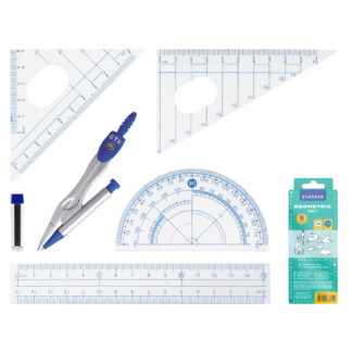 COMPASS + GEOMETRIC SET STK-1019