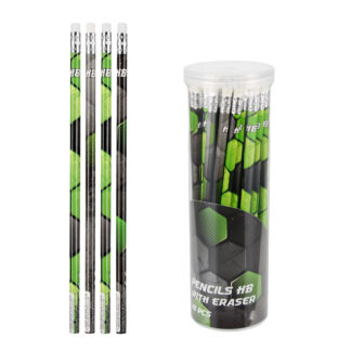 PENCIL WITH ERASER 48 PCS